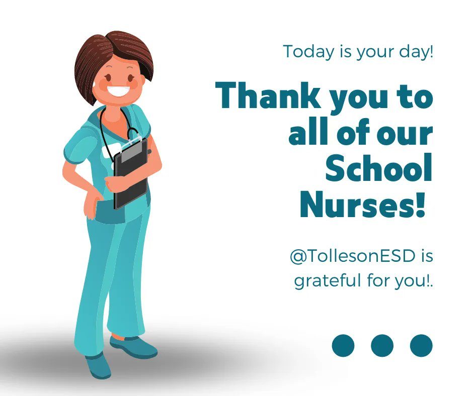 Tolleson Elementary School District (@tollesonesd) on Twitter photo Thanks to our school nurses today on National School Nurse Day! Your dedication to our treasures is so appreciated! Thank you from all of us <a href="/TollesonESD/">Tolleson Elementary School District</a>! Thanks to our school nurses today on National School Nurse Day! Your dedication to our treasures is so appreciated! Thank you from all of us <a href="/TollesonESD/">Tolleson Elementary School District</a>!