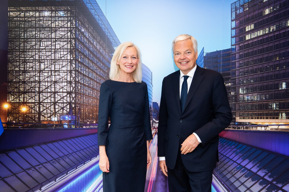 BonefeldCecilia's tweet photo. It was great to meet with Commissioner @dreynders today to discuss a range of topics, including the #privacyshield, data transfers, the #AIAct &amp; corporate sustainability due diligence.

I look forward to collaborating further on these issues in the future. https://t.co/nnZvaXUIl2