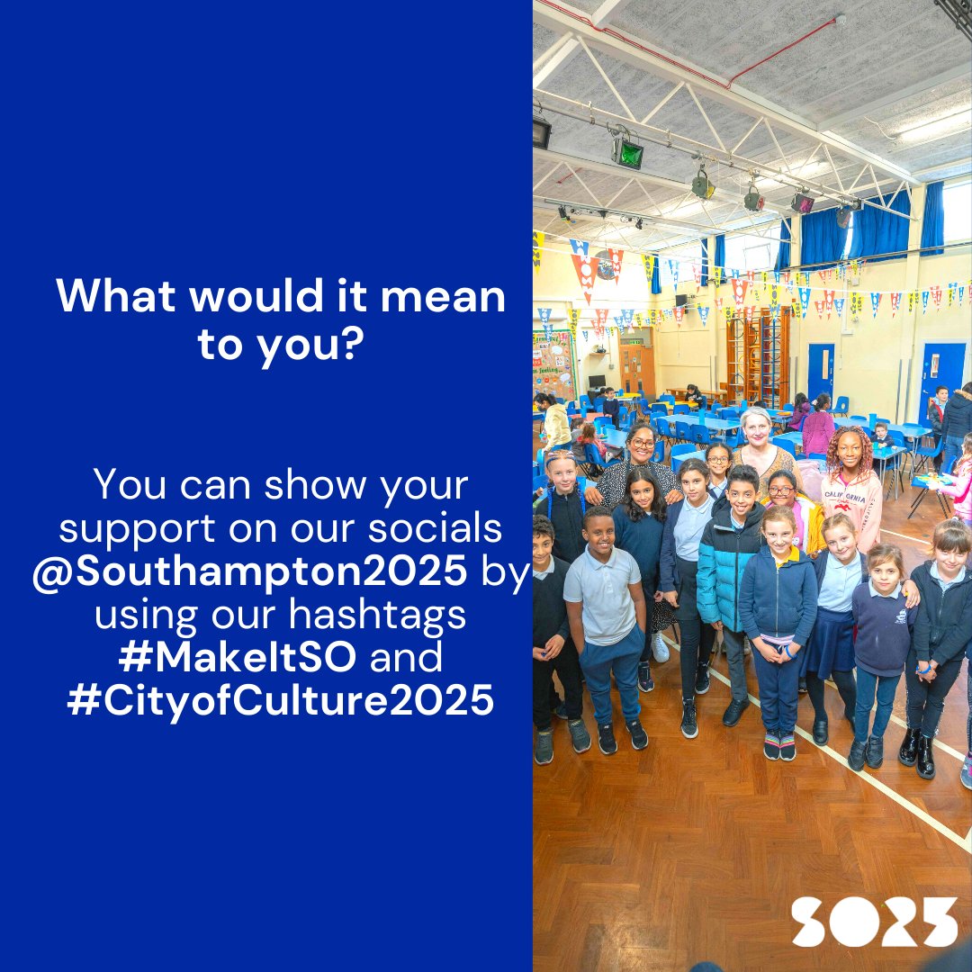 SotonForward's tweet photo. Southampton is a young city. Nearly 20% of Southampton’s population is aged between 15 and 24 years, and 4,000 Sotonians will reach the age of 18 in 2025.
A successful bid will empower them with the best cultural and economic opportunities possible!

#CityofCulture2025 #MakeItSO https://t.co/LNlNwD0ZS3