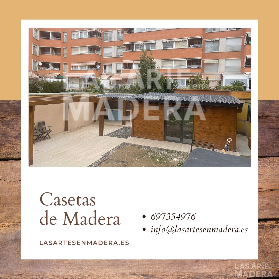 LasArteEnMadera's tweet photo. 🏘 No importa el lugar, nosotros hacemos que la construcción destaque. Llámanos sin compromiso al 697354976 para presupuesto. 
👇 Más inspiración 👇 
https://t.co/xg3UZtSHem
#lasarteenmadera #construccion #casetasdemadera #barcelona #lasartesenmadera https://t.co/SVBZZbkuS4