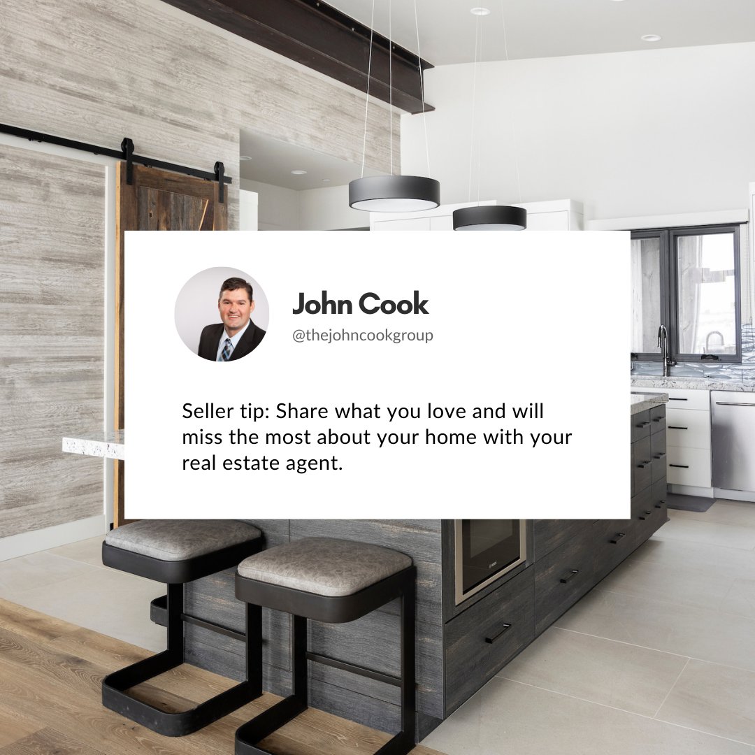 lookwithcook's tweet photo. You know it’s time to sell, but if you’re honest, there’s a part of you that’s totally bummed. You adore your home. After all, there’s SO much to love—the high ceilings, the dedicated office, the oh-so-private backyard... I’ve got a seller tip that’ll help! https://t.co/GSiUXSKDoJ