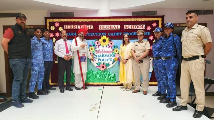 heritage_school's tweet photo. Today we had a wonderful awareness session for our students of classes VI to XII by Special Team of Haryana Police on various sensitive topics like Cyber Crime, Sexual Harassments', Narcotics, Traffic Rules etc. The team was led by Ms. Savita Rani, incharge SPC. https://t.co/f0gOhvk6zA