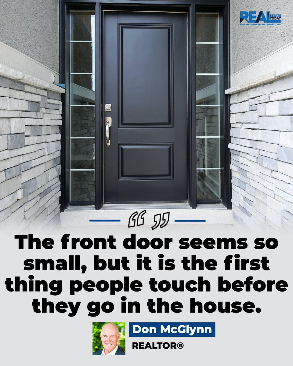 nardotrealtor's tweet photo. Make sure the inside AND the outside of your home give off a great first impression!

On @RETradio, REALTOR® Don McGlynn discusses how curb appeal greatly affects the value of the home, and mentions the areas that may be overlooked when selling your home. https://t.co/asTAT4TSNB https://t.co/HWqukJshdN
