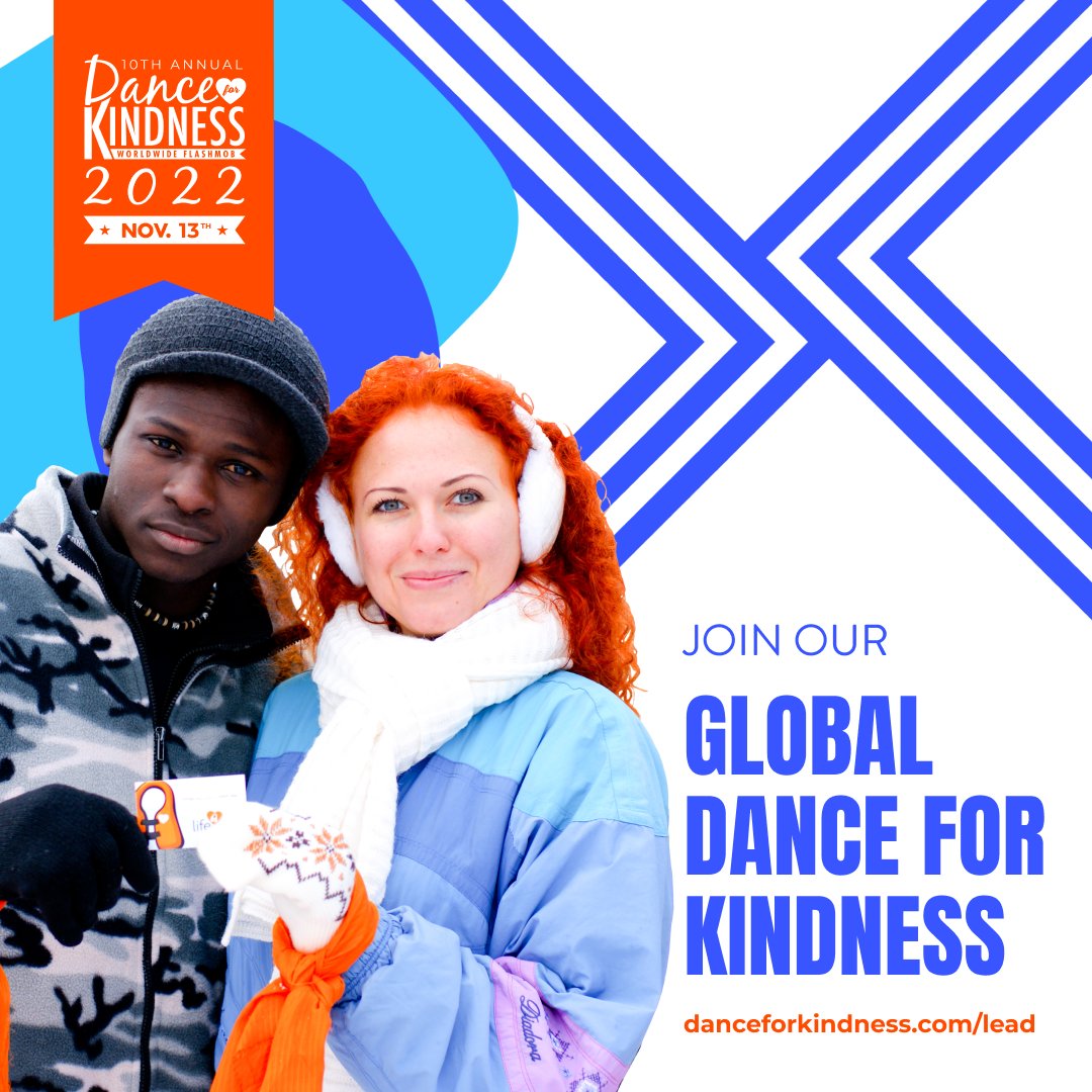 LifeVestInside's tweet photo. Do you wish you could help make this world a kinder place? Then we need YOU! Become a Group Leader for this year’s #DanceforKindness which takes place on November 13th all around the world. #DFK2022 #WorldKindnessDay #DanceforKindness2022
Register at https://t.co/rEgxZCIfC8 https://t.co/b0ARyAzuAA