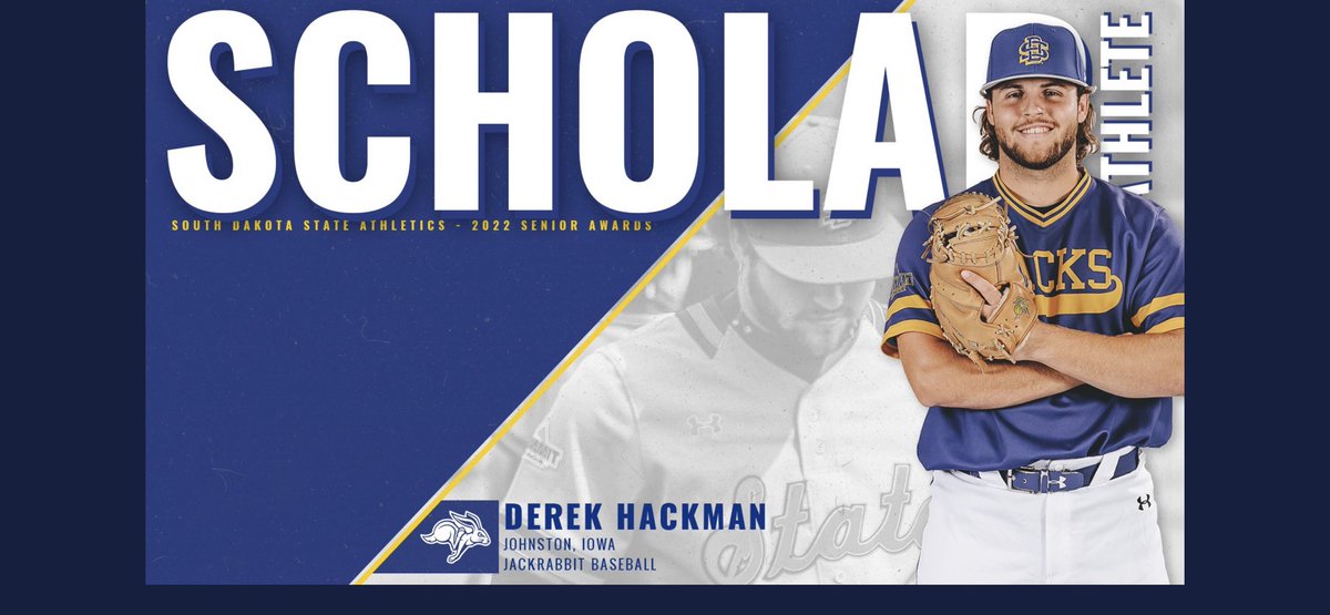 Congratulations to <a href="/Dmhackman9/">Derek Hackman</a>! Senior Scholar Athlete Award! #GoJacks