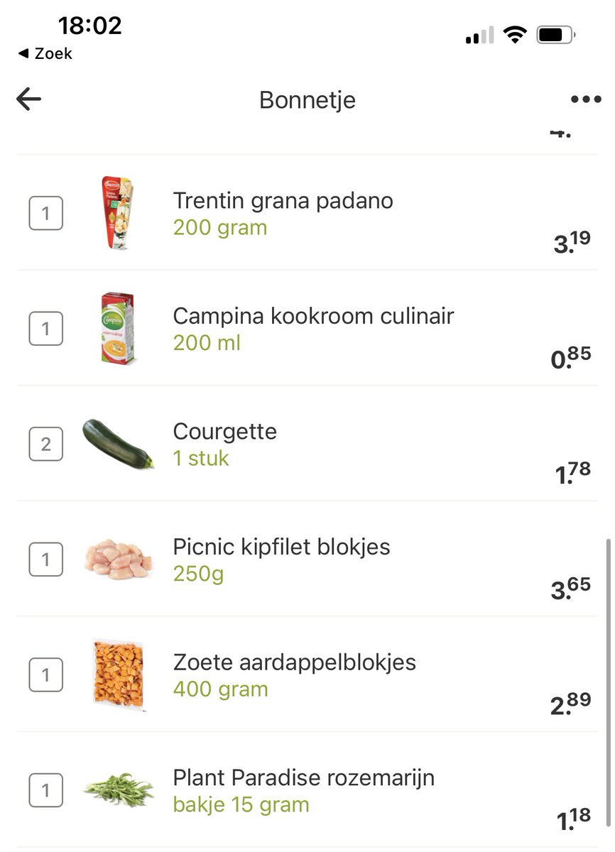 XxCaat's tweet photo. @picnic Gisteren zijn de boodschappen bezorgd, maar nu ben ik een recept kwijt…
Ik heb onderstaande ingrediënten als recept gekocht. Hebben jullie het recept nog? https://t.co/103TiP3MEi