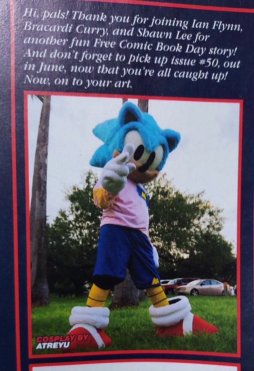 daregularsauce's tweet photo. THEY PUT ME IN SONIC IDW!! FREE COMIC BOOK DAY 2022 https://t.co/shgeD0gwac
