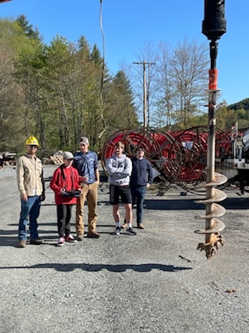 AveryCountyCTE's tweet photo. CTE students took a trip to Mountain Electric for Lineman Day. Thank you to Mountain Electric for hosting our students. We appreciate all you do. #ctefornc #averycte https://t.co/qBx2raM8aU
