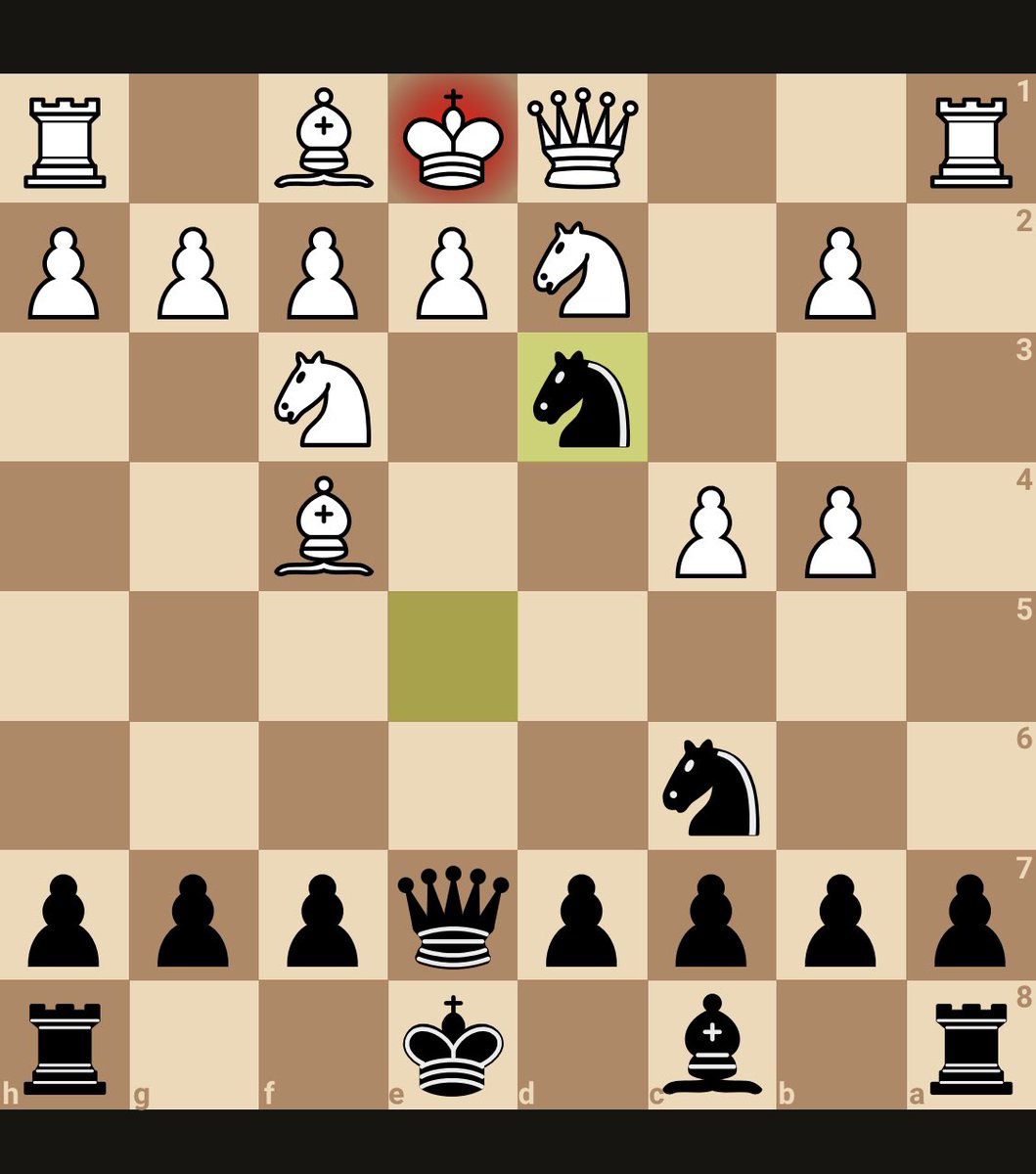 CharmCityChess's tweet photo. A fun position from one of our club member’s online games on @lichess ! They shared that they learned this 8-move checkmate trap in an @IM_Rosen video on the Budapest gambit! ♟🇭🇺 #Chess #Checkmate https://t.co/csQj4i51Hg