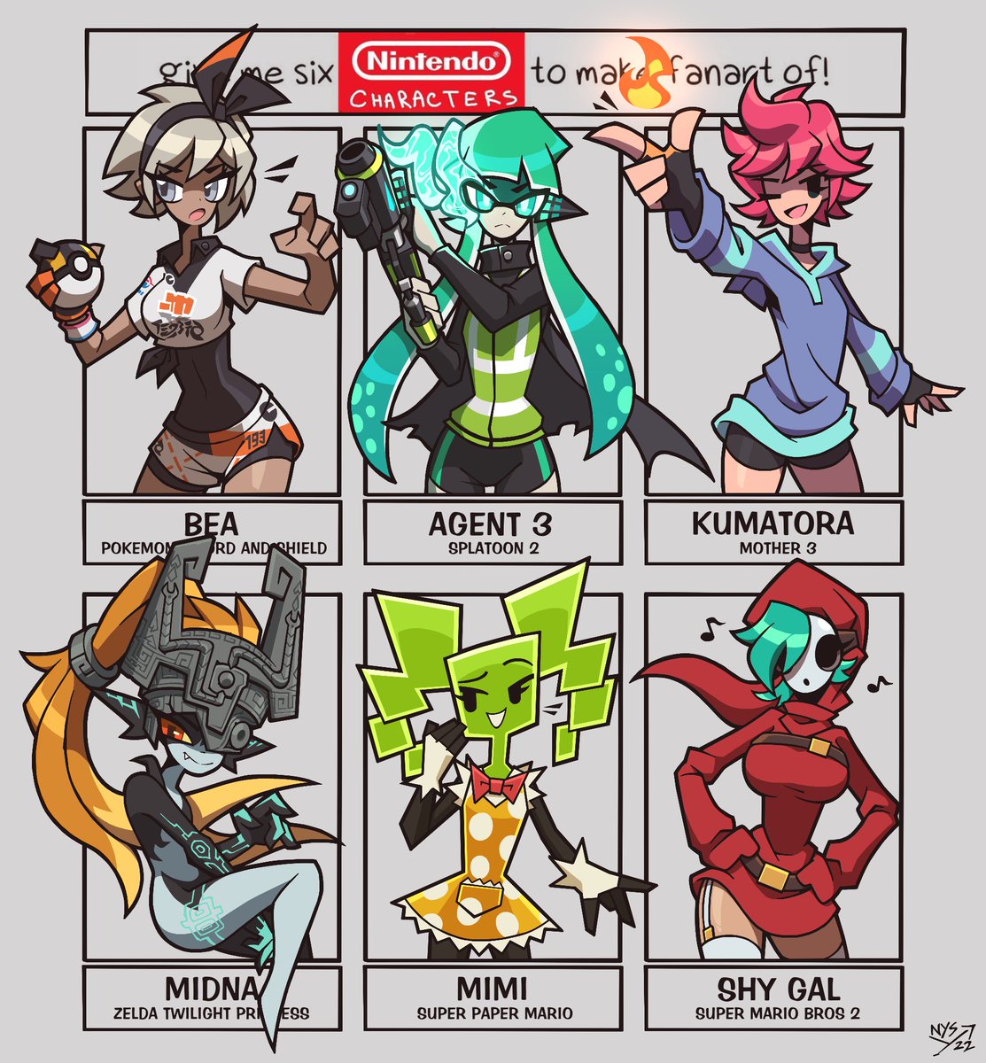 NY_Sagittarius's tweet photo. finally got around to finishing this, thank you for your suggestions!!
#sixfanarts #sixnintendofanarts https://t.co/o2GIcOJ57h