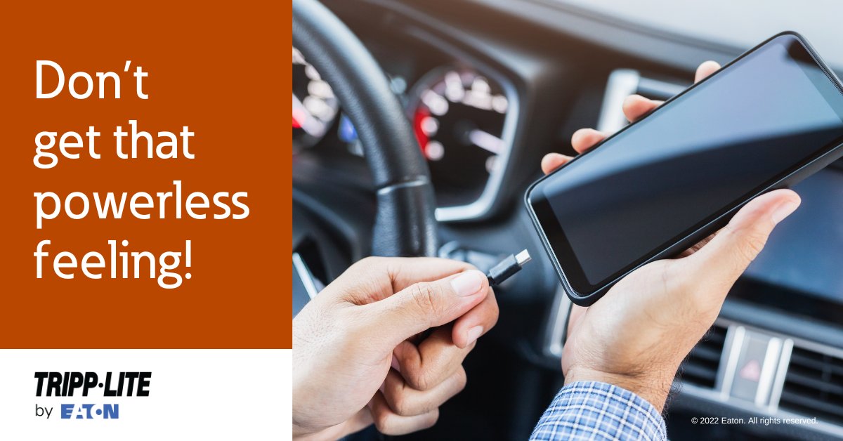 TrippLite's tweet image. Have a #chargingcable handy every time you need one. Keep extra #USBcables from Tripp Lite by Eaton in your glove box, purse, laptop bag and backpack. bit.ly/3w3b7OO

@ETN_Electrical

#USBAcable #USBCcable #LightningCable #EatonGetsIT