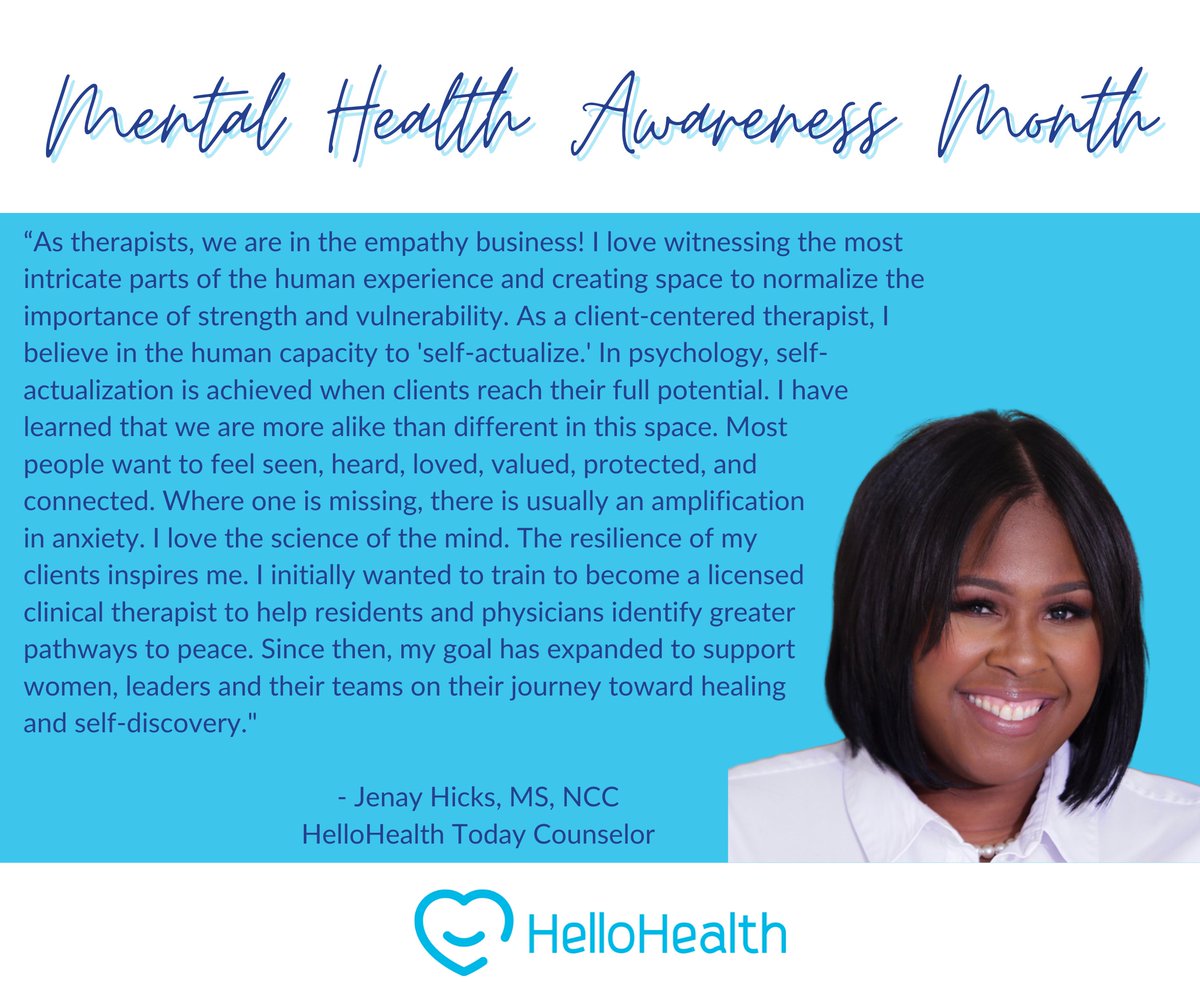 HelloHealth2Day's tweet photo. #HelloHealth #HelloHealthToday #aboutHelloHealth #mentalhealth #mentalhealthmonth #brainhealth https://t.co/Fa5zJp0fSu