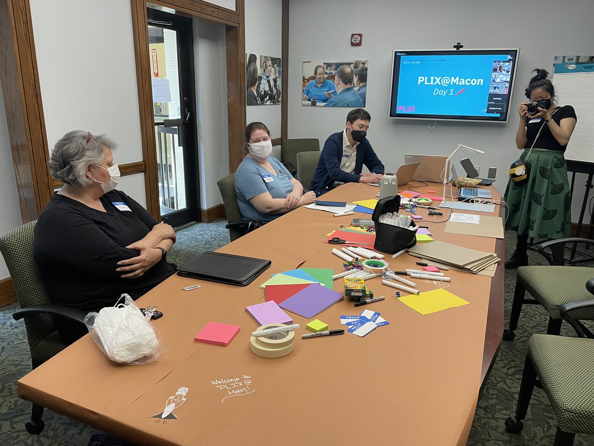 MGRLibraries's tweet photo. This is so exciting! Members from MIT Media Lab are at two of our Bibb County locations as we dive into creativity and innovation through library programming!
#galibraries #mymgrl #librarylife https://t.co/Re1detlJnq