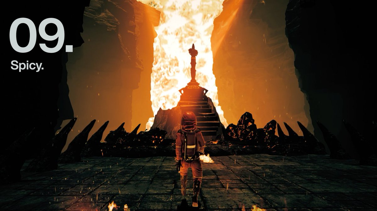 09. Spicy.
Protective suit breach at 1,200° F.
…Levels holding, but for how long? All real progress involves danger. I know the risks, but the future won’t wait. This is what it means to be a trailblazer🔥

#NFTs #metaverse