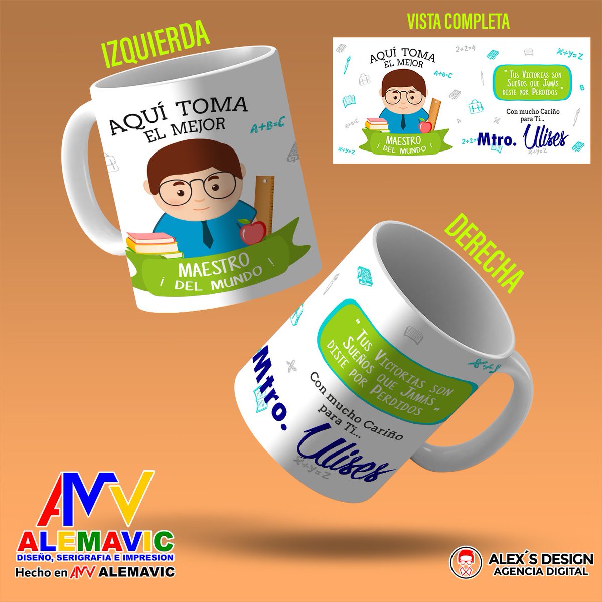 alemavic's tweet photo. Tazas día del maestro, personalizadas, diseños propios. Un detalle siempre hace la diferencia.
Feliz día del maestro
Creadas para:
💥 Vivir experiencias
💥 Personas que buscan nuevas aventuras
💥 Personas que luchan por sus sueños
Hecho en Alemavic® https://t.co/6ewTk8lQ5B