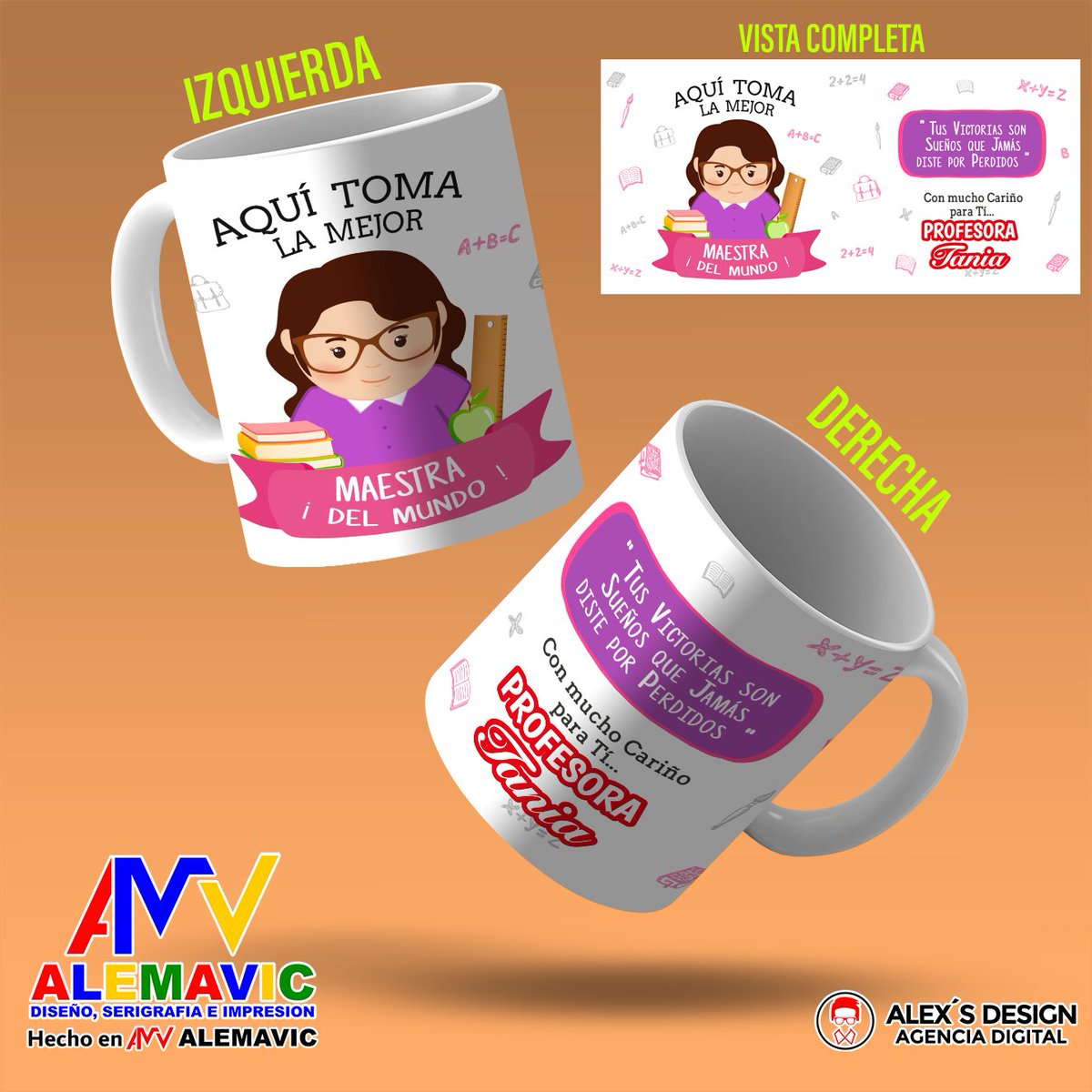 alemavic's tweet photo. Tazas día del maestro, personalizadas, diseños propios. Un detalle siempre hace la diferencia.
Feliz día del maestro
Creadas para:
💥 Vivir experiencias
💥 Personas que buscan nuevas aventuras
💥 Personas que luchan por sus sueños
Hecho en Alemavic® https://t.co/6ewTk8lQ5B