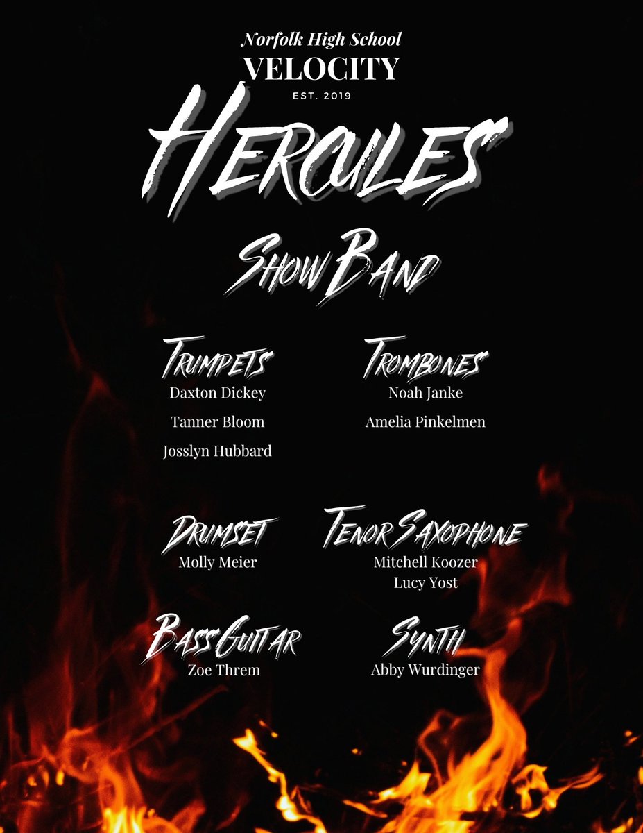 Congratulations to our 2022-2023 Velocity Band!!!❤️‍🔥🎸🎹🎺