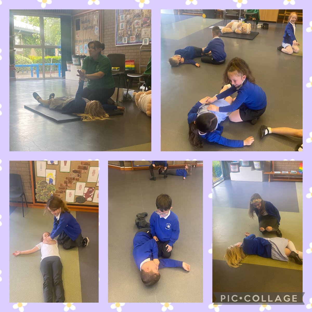 MFinfantschool's tweet photo. Dolphins really enjoyed their first aid training with @MfaLeedsyork today! They learnt how to deal with bleeding and bumps, what to do if someone wasn’t breathing and how to get someone into the recovery position! Fantastic life skills! 🩹⛑ #MFdolphins https://t.co/TOt22OMgil