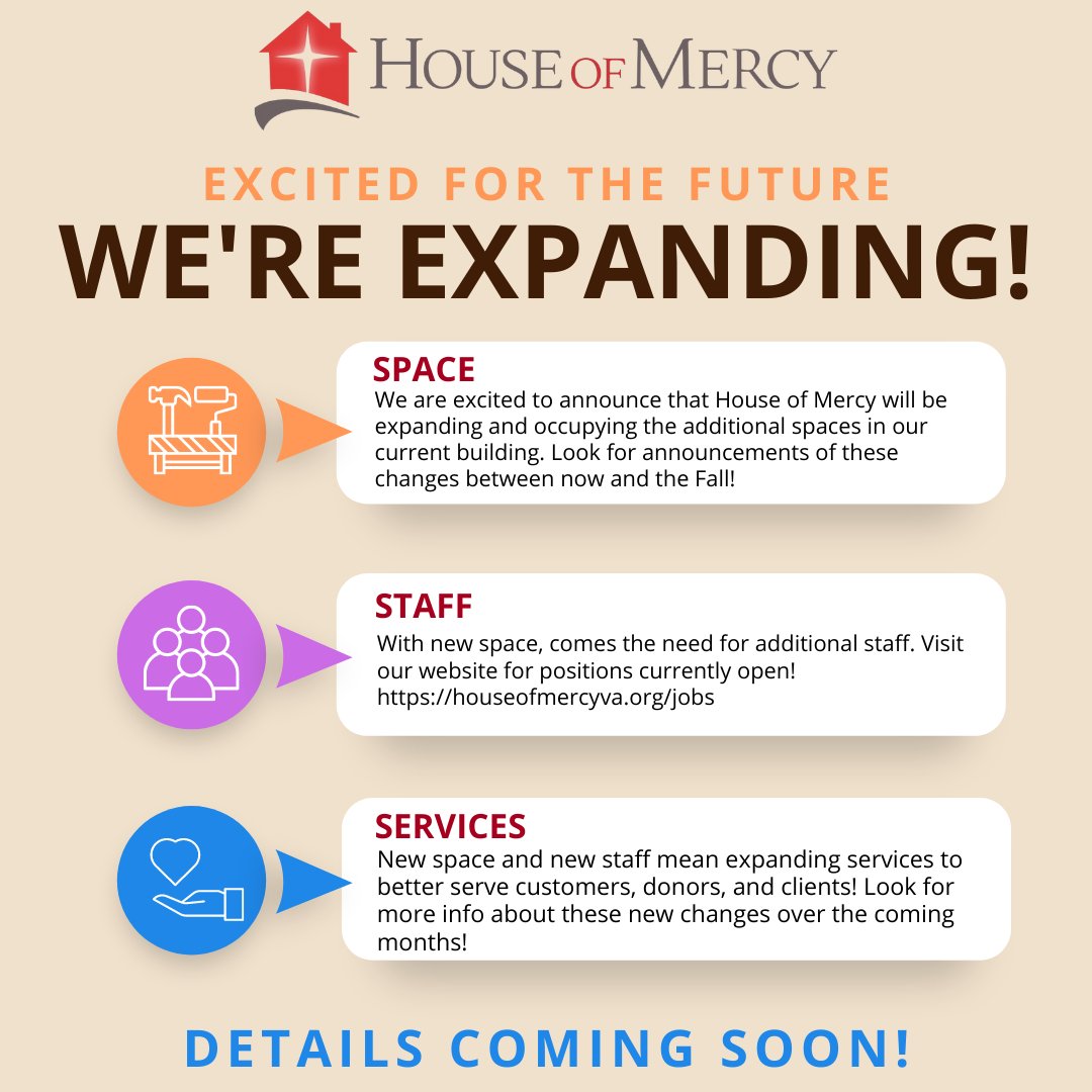 House of Mercy VA Food Pantry & Thrift Store tweet media