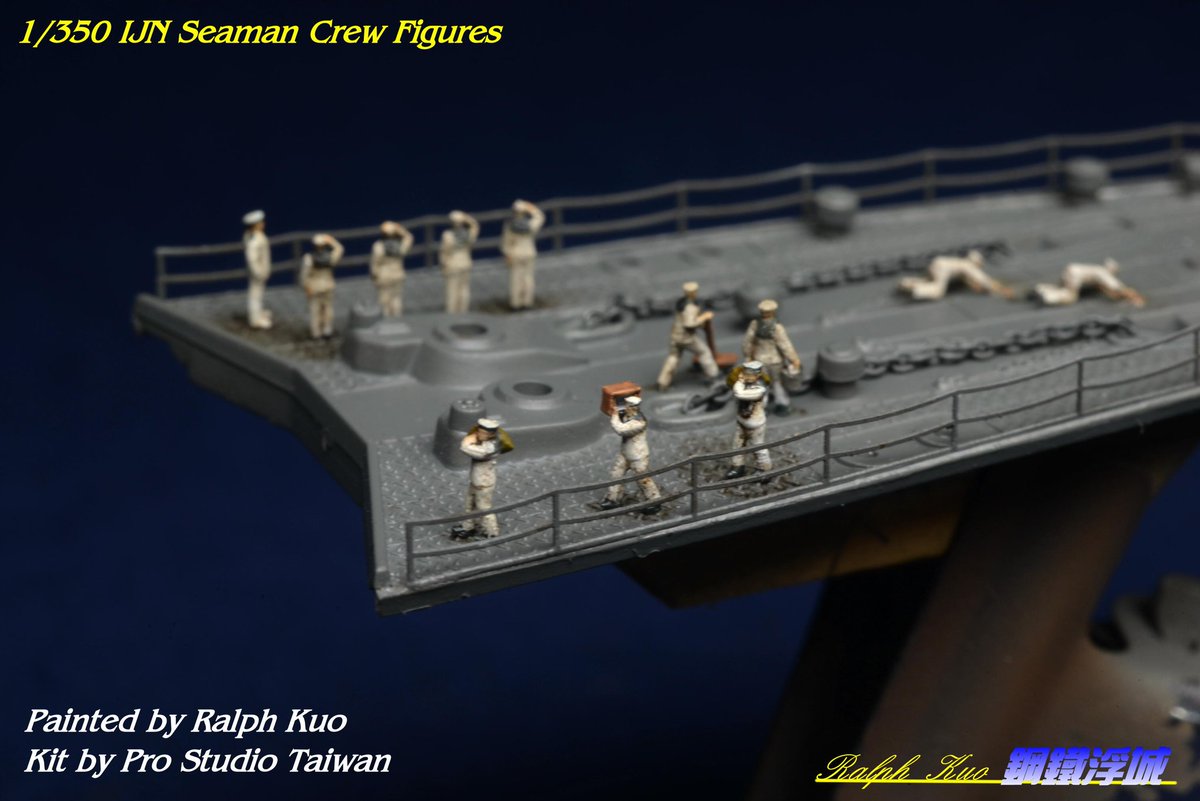 RalphKuo's tweet photo. 1/350 figures [補給品運搬]

この作例はヤマシタホビーを頂いて静岡ホビーショーにてヤマシタホビーのブースで展示しています。
お近くにお越しの际には、ぜひお立ち寄り下さい。

*製品はヤマシタホビーで取り扱いを検討中。*
#台灣製品
#鋼鐵浮城RalphKuo
#模改器研ProStudio https://t.co/DPFdWcV5zq