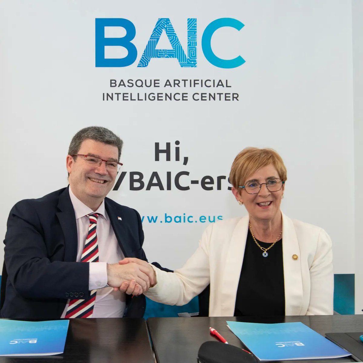 Damos la bienvenida en Bilbao en el Edificio del Ensanche a #BAIC, Centro Vasco de Inteligencia Artificial, fruto de la colaboración con Gobierno Vasco, Spri, agentes empresariales, formativos y científico-tecnológicos. Un firme compromiso por la inteligencia artificial en Bilbao