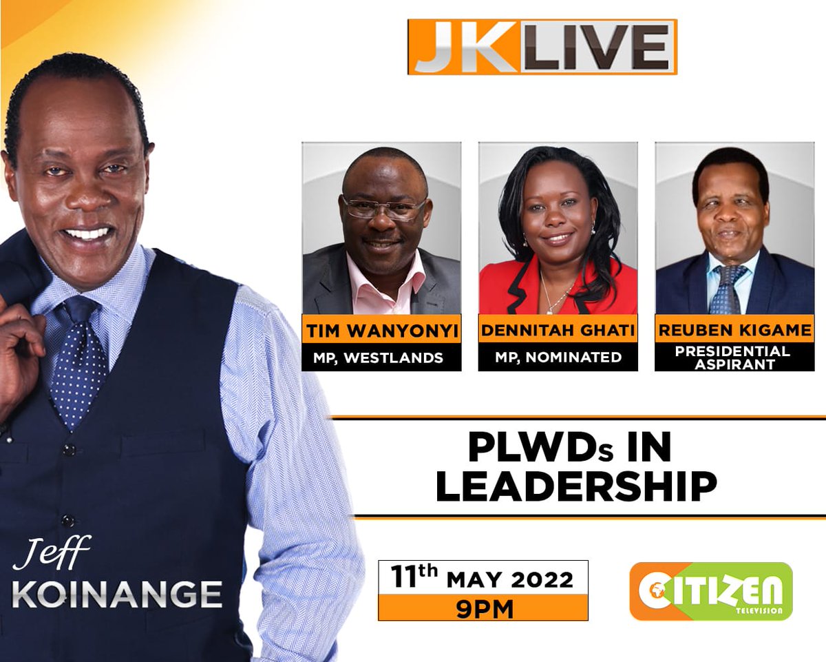 GRAND PR (@grandprke) on Twitter photo #JKLive
Disability is not inability. Everyone has the capability to do powerful things join the conversation on the bench with <a href="/KoinangeJeff/">Jeff Koinange, MBS</a> <a href="/citizentvkenya/">Citizen TV Kenya</a> <a href="/monicakiragu_/">Monica Kiragu</a> TAAAANITE <a href="/ReubenKigame/">Reuben Kigame, PhD</a> <a href="/Joekiash/">NGONG’U Kiarie</a> <a href="/PSdxb/">Preet Singh</a> <a href="/KGachima/">Kelvin Gachima</a> <a href="/Nyakwara_albert/">Alboh Nyakwara 🇰🇪</a> <a href="/KJeremiahN/">Jeremiah Kariuki</a> #JKLive
Disability is not inability. Everyone has the capability to do powerful things join the conversation on the bench with <a href="/KoinangeJeff/">Jeff Koinange, MBS</a> <a href="/citizentvkenya/">Citizen TV Kenya</a> <a href="/monicakiragu_/">Monica Kiragu</a> TAAAANITE <a href="/ReubenKigame/">Reuben Kigame, PhD</a> <a href="/Joekiash/">NGONG’U Kiarie</a> <a href="/PSdxb/">Preet Singh</a> <a href="/KGachima/">Kelvin Gachima</a> <a href="/Nyakwara_albert/">Alboh Nyakwara 🇰🇪</a> <a href="/KJeremiahN/">Jeremiah Kariuki</a>