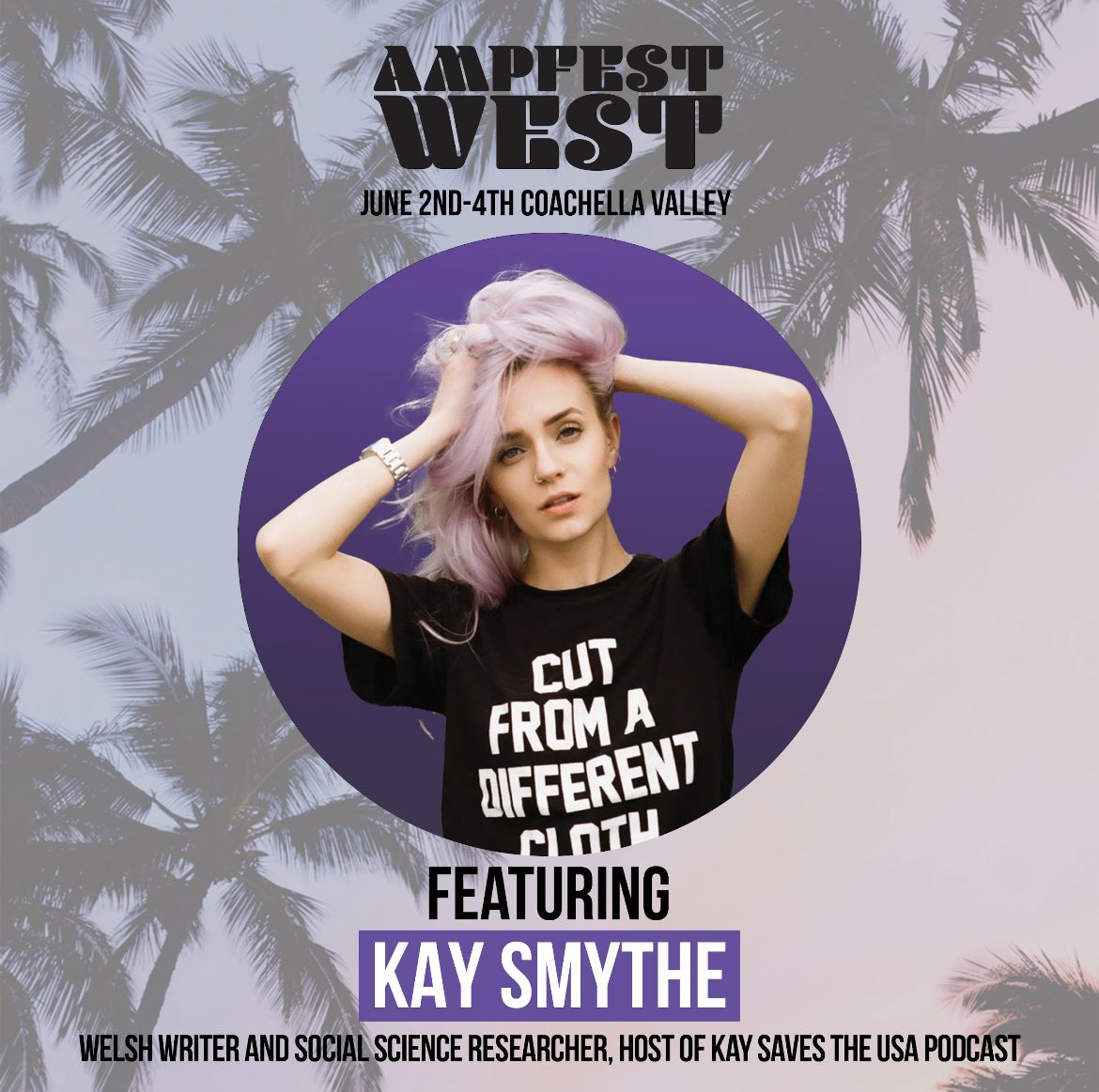 KaySmytheHill's tweet photo. You coming to AMP Fest West? I am… #ampfest @AMPFEST_USA https://t.co/9Y3hBaVkhz