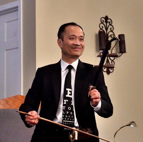 DrMingWang's tweet photo. 5/12 Thurs 5:30pm Dr. Ming Wang, Harvard &amp; MIT (MD); PhD, will host a concert at Steinway Piano Gallery. He will be playing his Chinese violin erhu, together with Carlos (guitar) and cello (Deidre)! Free admission, food, wine and music! RSVP at  https://t.co/piW0VYSrR9 https://t.co/PFSKKAuIyx