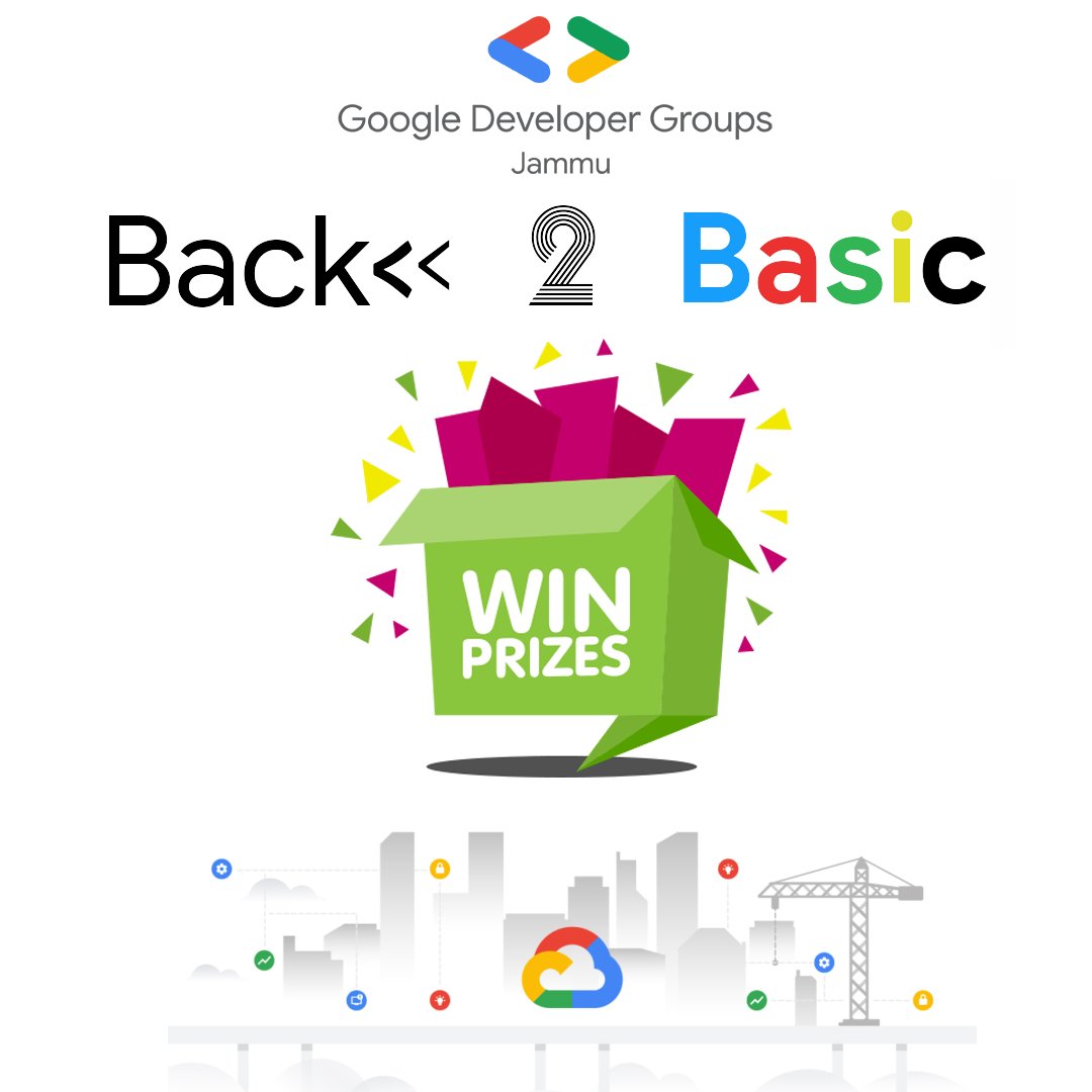 GDGJammu's tweet image. #GDGJammu #OnlineContest #Prizes #Swags #GoogleCloud

After the successful Back 2 Basic Event, we are back with online contest.
Contest Link: forms.gle/vDJ7nc3FqmqjoH…