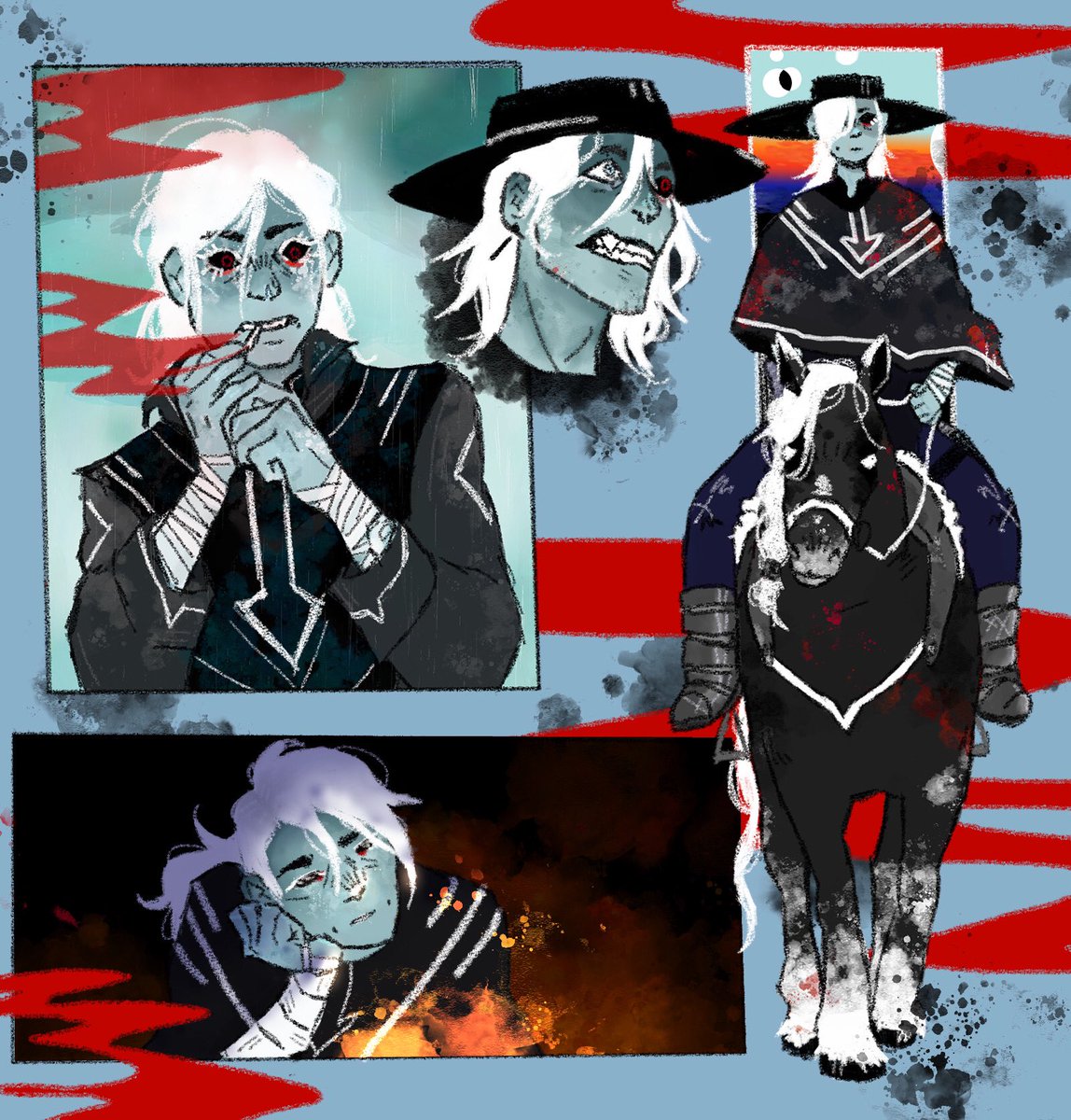 Empty_jr's tweet photo. I make Global and Relatable content. Anyways here's Wraith from the web of venom one shot as the space cowboy he truly is #wraith #comics #fanart #marvel #zakdel #webofvenom #venom https://t.co/4U9TsLgSSJ