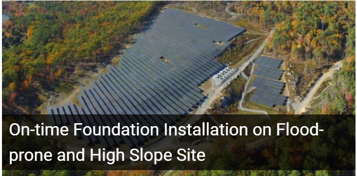 AltEnergyMag's tweet photo. Case Study from @TerraSmart; On-time Foundation Installation on Flood-prone and High Slope Site. https://t.co/6vubG0qAlZ #pv #solar #pvgroundmounting #solarmounts https://t.co/XpMm2RJATs