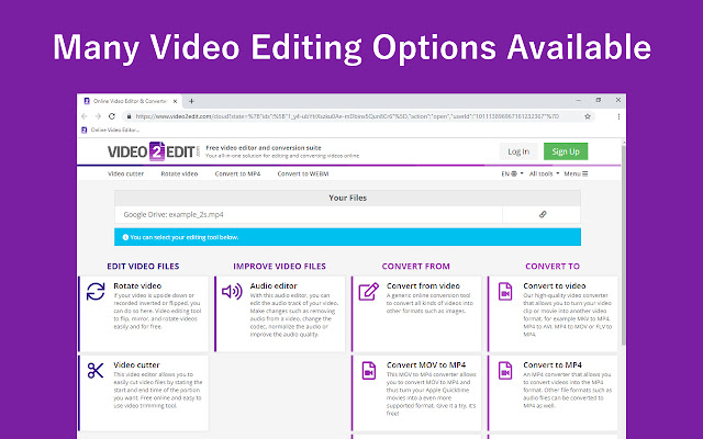 onlineconvert's tweet photo. +++ NEW &amp; IMPROVED +++

Our partner project #Video2Edit has a brand new #Chrome Extension! 🎉 

Solve all your video editing and conversion needs with this free All-in-One online video tool!  #fastconversion

Try it out today: https://t.co/SzMZhMxFIe https://t.co/jA9ymNmdWH