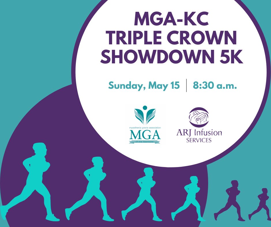 ARJInfusion's tweet photo. Join us this Sunday at Town Center in Leawood, KS, for the @myastheniakc Triple Crown Showdown! Your participation helps fund research &amp; resources for people with myasthenia gravis. See additional events sponsored by ARJ: https://t.co/LqIwpWrPi7

#ARJCares #MyastheniaGravis https://t.co/nLXMeEizGR