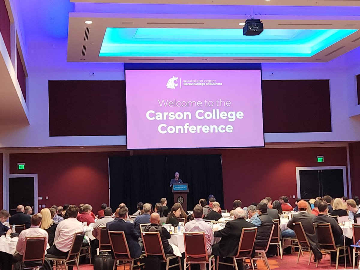 Reunited and it feels so good. All campus, all <a href="/CarsonCollege/">WSU Carson College of Business</a> conference. In a world where so much is going wrong...these colleagues are light and love and looking forward with hope.