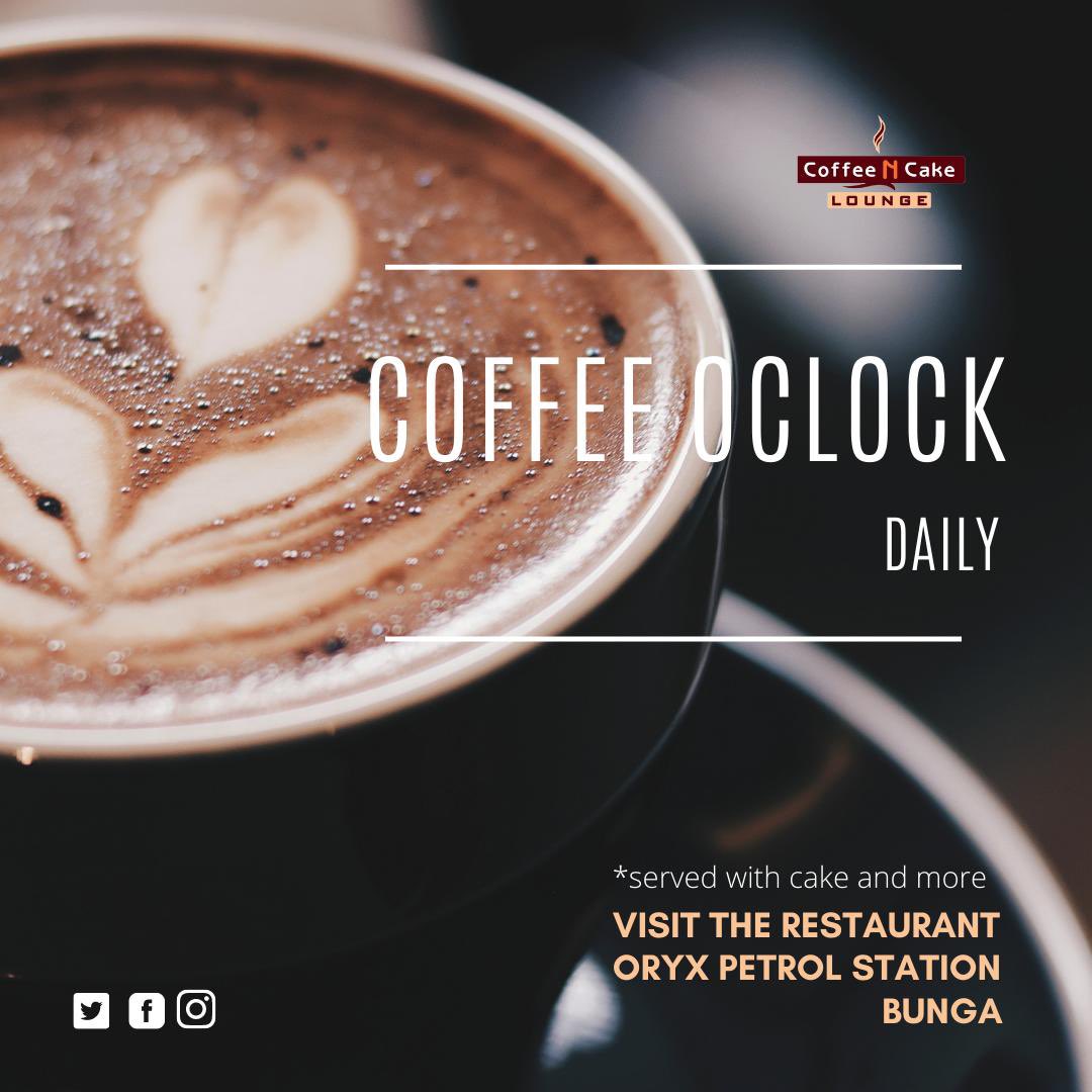 BugembeNelson's tweet photo. Coffee smells like freshly grounded Heaven ☕️

In Bunga @CoffeeNCakeUg it’s where you can experience this feeling: 

#CoffeeNcakeLounge https://t.co/CAPmWfsKAG