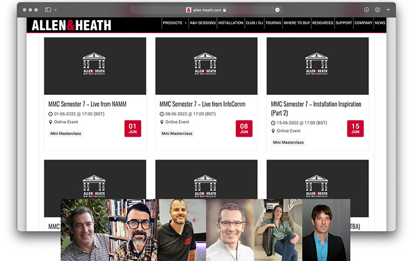 NEW GEAR: Allen &amp; Heath Announces New Semester of Mini Masterclass Series ift.tt/KxbfcVu