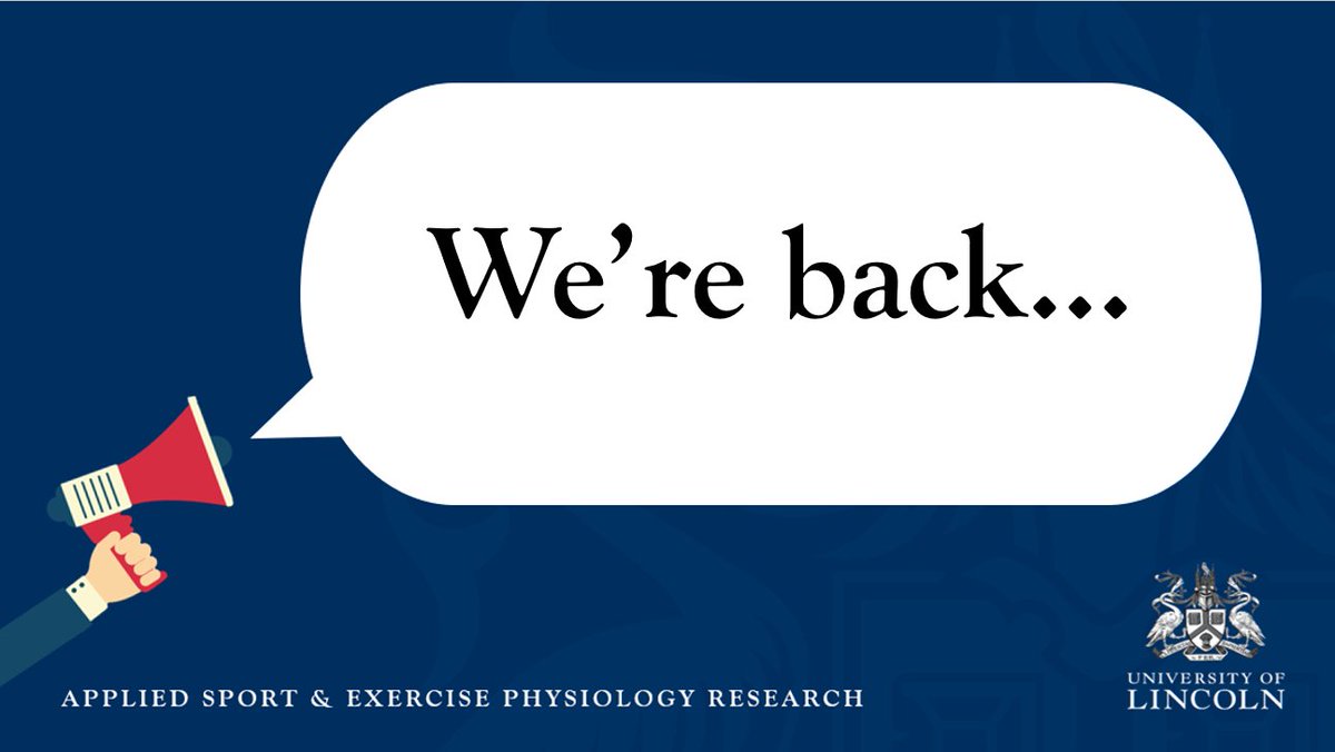Applied Sport and Exercise Physiology Research (@asep_lincoln) on Twitter photo 📢The formally known PESP research group is back in Twitter action...
🚨 New name
🚨 New look
🚨 New members
👀 Keep your eyes peeled for some updates on what our team have been up to!
<a href="/LincolnSportEx/">Sport Science at Lincoln</a> <a href="/UoL_CSS/">UOL Social Science</a> 📢The formally known PESP research group is back in Twitter action...
🚨 New name
🚨 New look
🚨 New members
👀 Keep your eyes peeled for some updates on what our team have been up to!
<a href="/LincolnSportEx/">Sport Science at Lincoln</a> <a href="/UoL_CSS/">UOL Social Science</a>