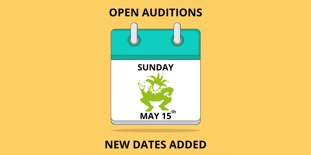 Trickster is holding open auditions to join our team!

More info available on our website. trickstertheatre.com/open-auditions…

If you are not available this Sunday but would like to audition contact us at production@trickstertheatre.com