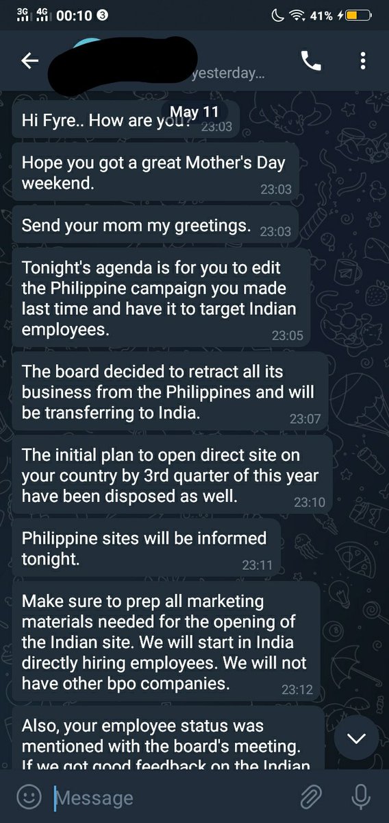 G_Fyeir's tweet photo. Sana talaga panaginip lang lahat ng ito.
This is the hardest shift in my entire career.
This is about 20k jobs to be lost from the Philippine soil. https://t.co/o4libNcU0X
