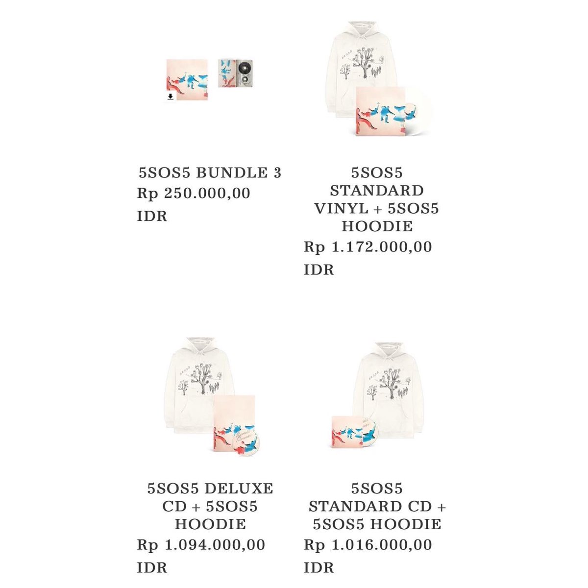 5SOSIndonesia's tweet photo. soo thoughts on merch?? https://t.co/QFzyKQ9qND