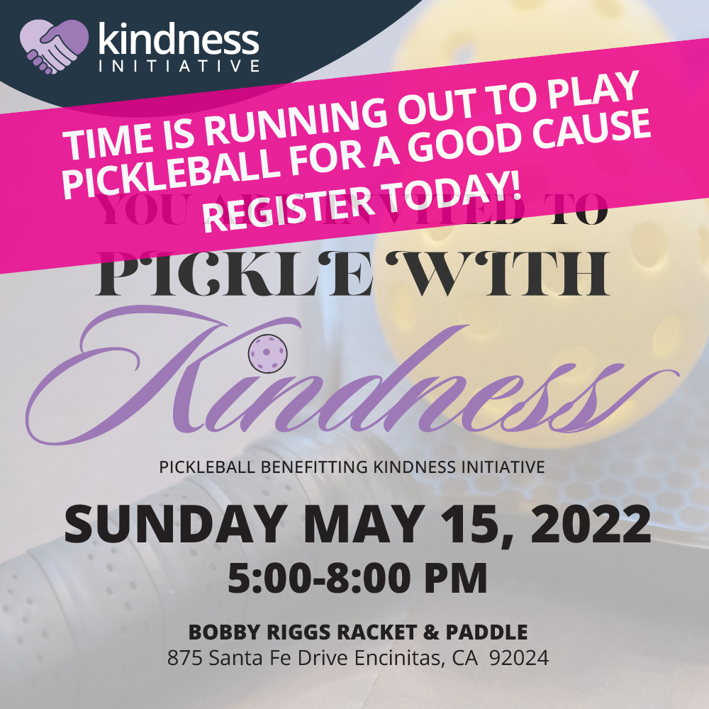 TheKindnesssd's tweet photo. Our Pickle Ball Fundraising Event is THIS SUNDAY, have you registered yet? It's the perfect opportunity to get involved. Space is limited and time is running out, register now: https://t.co/9luIcki52U. #PickleBall #FundraisingEvent #EventsSanDiego #JewishEvent #Fundraising https://t.co/q4TJrYTLTf