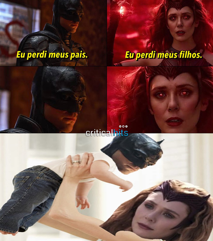 criticalhitsbr's tweet photo. DC e Marvel tem uma coisa em comum: TRAUMAS 🤣 https://t.co/zs15Xamovc