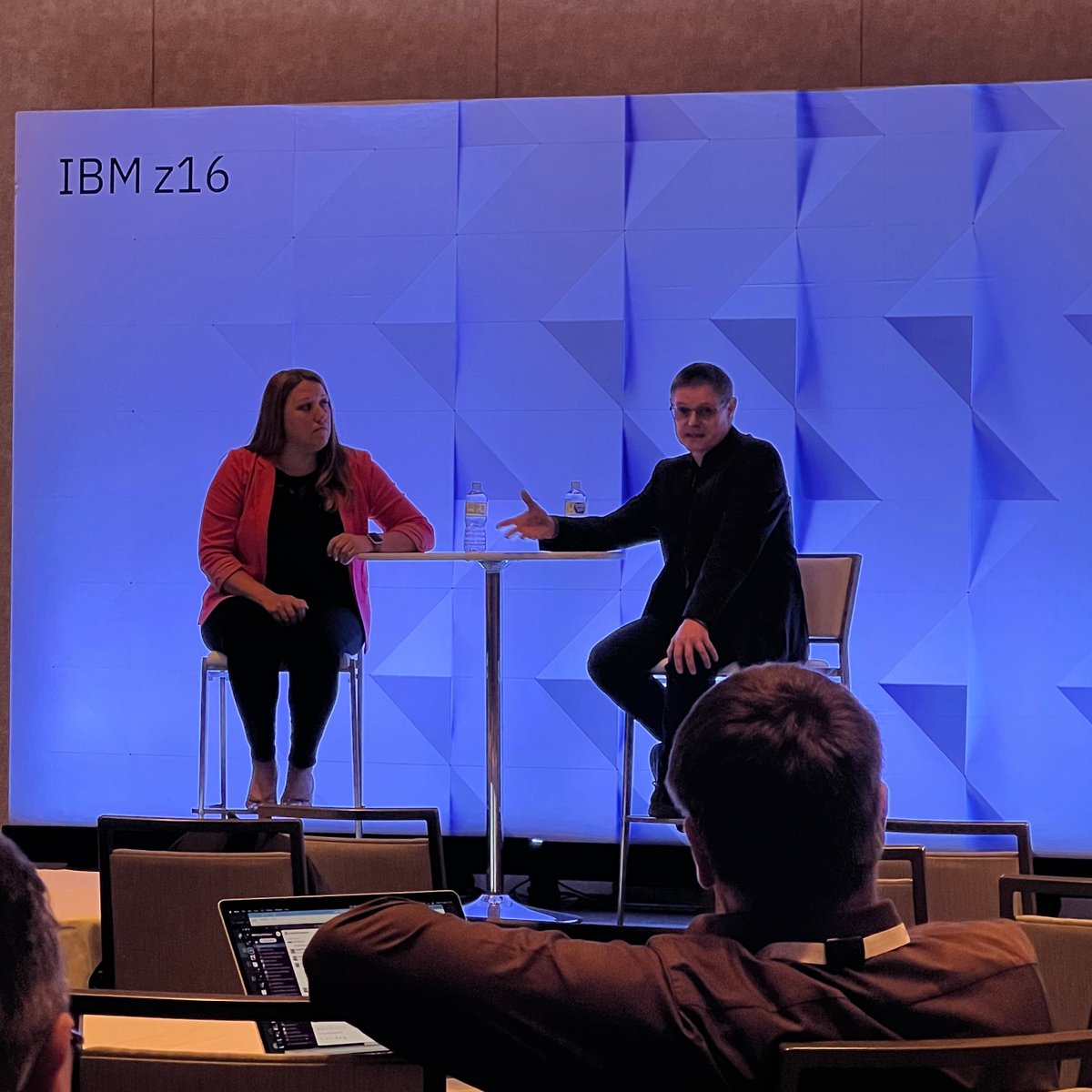 dotsonna88's tweet photo. #atruvia At scale workload and application modernization with IBM zSystems mainframe and cloud. Pascal Meyer and @SkylaCLoomis sharing great customer insights and experience. #IBM #zsystems #appmod #THINK2022 https://t.co/K19fHGppqb