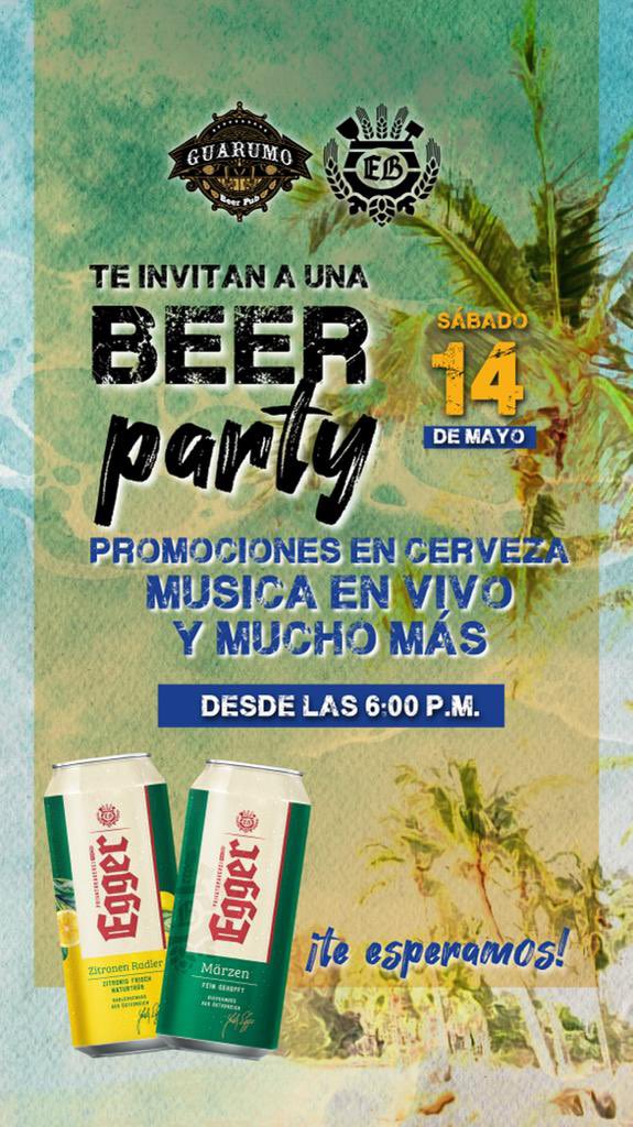 SotoAbsel's tweet photo. Mañana estaremos en @Play1037Fm promocionando el #beerparty de #Eggerbeer con el crew de #guarumo y #NaturaliaDrinks https://t.co/NaH2KZOmTu