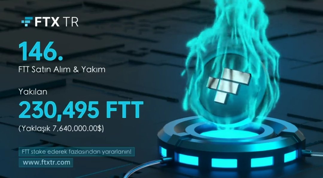 146. buy and burn🎉🔥
<a href="/FTX_TR/">FTX TR</a>