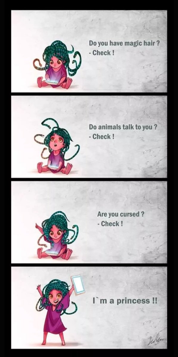AkiliAmethyst's tweet photo. I would LOVE a Medusa movie a la Maleficent @Disney 
Cute romance with a blind person maybe? https://t.co/EyKRIkupKP