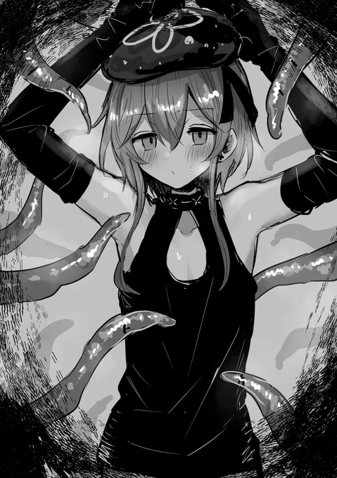 三ヅキ触手責めラフだけ… 