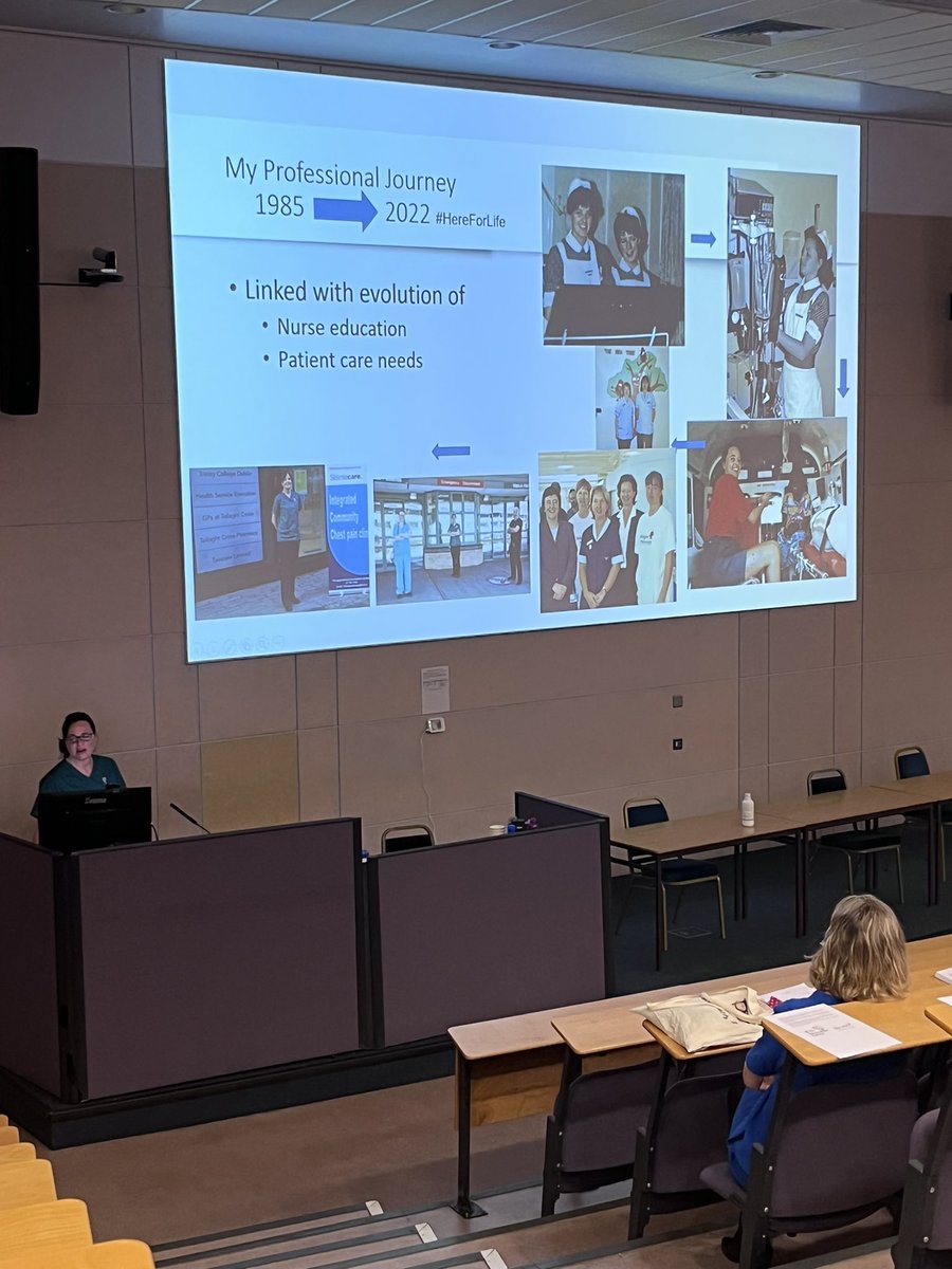 As we celebrate #IND2022 tomorrow, it was a privilege to attend the inaugural Nursing Grand rounds at TUH today. It’s incredible to see how the nursing role has evolved and yet the patient remains central to nursing care #HereForLife #VoiceToLead