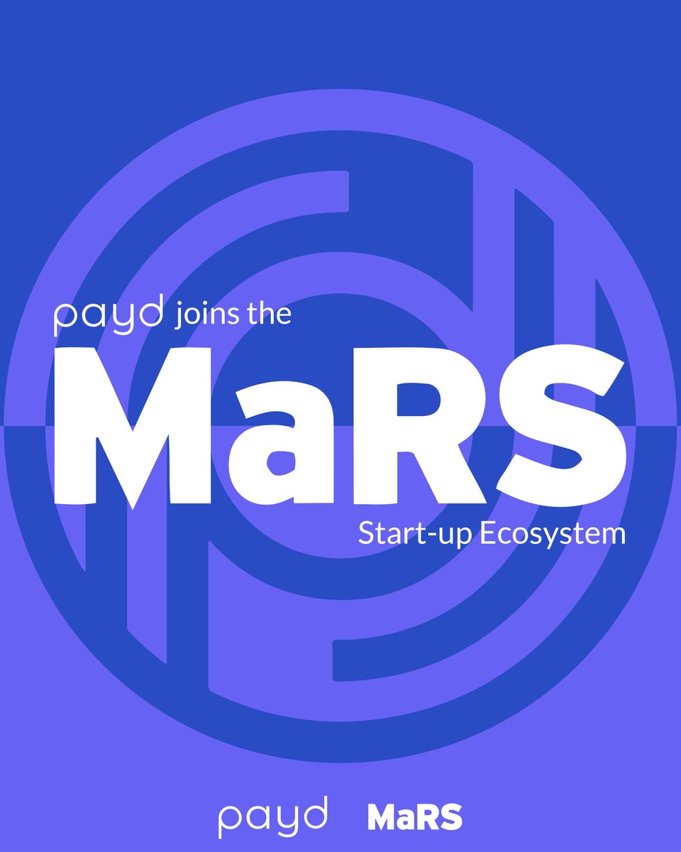 This just in: Payd takes one giant leap by joining the <a href="/MaRSDD/">MaRS</a>, which supports some of Canada’s promising high-growth Tech companies.

Talk about going onwards and upwards 🚀

 #fintech #Growth
