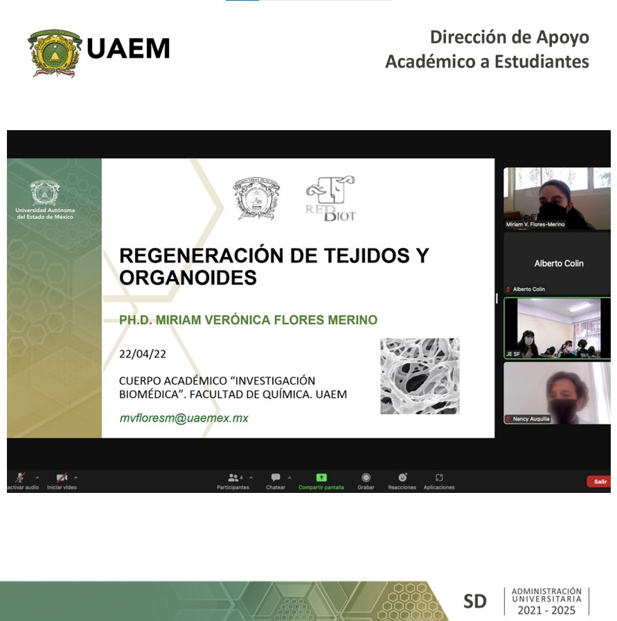 dae_uaemex's tweet photo. Por medio del Programa Académico para la Colaboración Digital Internacional, la Facultad de Química🇲🇽 y la Universidad de Cuenca🇪🇨 desarrollaron sesiones de clases espejo con el tema "Regeneración de tejidos y organoides y las áreas del cerebro". 
#SomosUAEMéx💚💛
#SomosDAAE🐝🐝 https://t.co/qNg6o3XISP